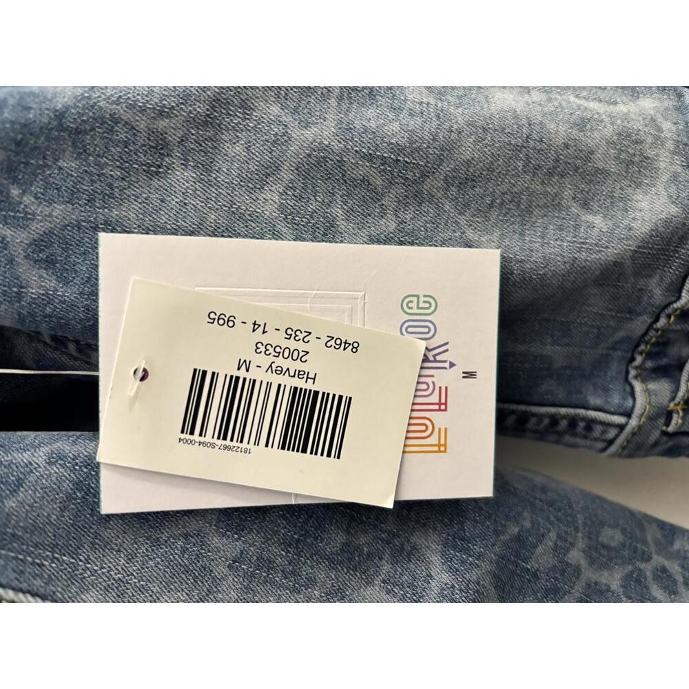 NWT Lularoe Cheetah Print Jean Jacket, Women M - Picture 5 of 5